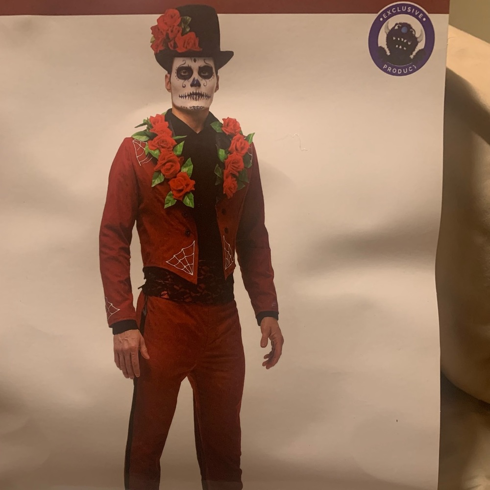 Mens Day of the Dead Costume